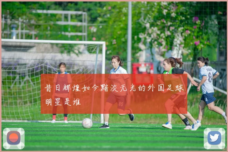 昔日辉煌如今黯淡无光的外国足球明星是谁